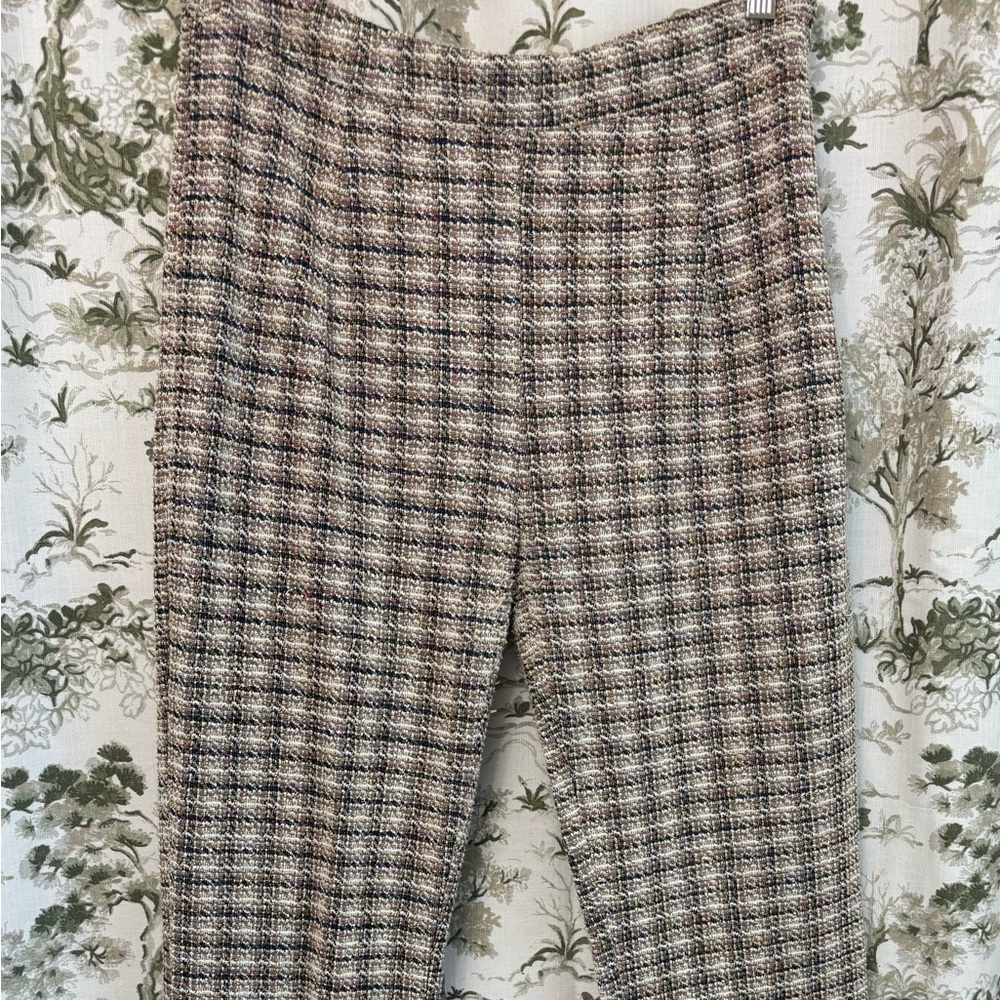 Fate Plaid Women's Pants - Brown and Cream